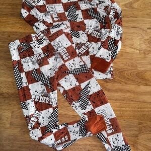 Kids Checkered Pajama Bottoms